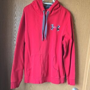 Under Armour Men's Red Hoodie